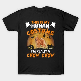 Chow Chow Halloween This Is My Costume T-Shirt